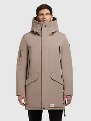khujo Wintermantel LARC Beige/Braun/Khaki/Grau