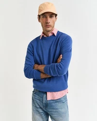 Gant Pullover CLASSIC COTTON C-NECK Blau/Dunkelblau/Hellblau