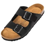 Palado Korfu Herren Pantolette Schwarz/Beige