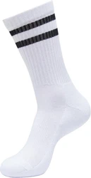 URBAN CLASSICS Socken Double Stripe 5-Pack Weiß/Creme/Dunkelblau
