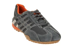 Geox U Snake Original A Herren Sneaker U55MNA 02214 Grau/Hellgrau/Dunkelgrau