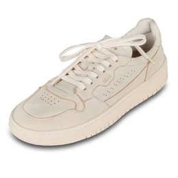 Sneaker Hirsch-Leder creme beige, handgefrbt, (HB01A Cervo Sughero) Sneaker Handgefertigt in Italien