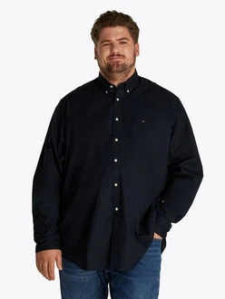 Tommy Hilfiger Big & Tall Hemd BT-FLEX POPLIN SOLID RF SHIRT-B