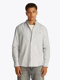 Langarmhemd TJM SLIM STRIPE OXFORD SHIRT EXT Mit Button-Down-Kragen