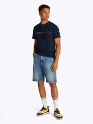 Tommy Jeans T-Shirt Dunkelblau/Hellblau/Schwarz