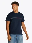 Tommy Jeans T-Shirt Dunkelblau/Hellblau/Schwarz