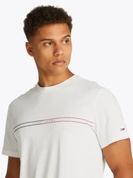 Tommy Jeans T-Shirt Weiß/Creme/Khaki/Beige