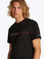 Tommy Jeans T-Shirt Schwarz/Dunkelrot/Grün/Bordeaux/Rot