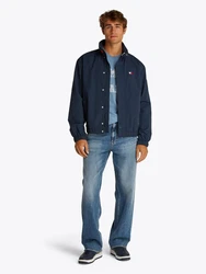 Tommy Jeans Allwetterjacke TJM DNA COLLAR ESS JACKET Dunkelblau/Hellblau