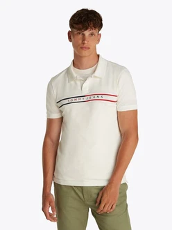Tommy Jeans Poloshirt TJM SLIM CHEST FLAG POLO Tommy Jeans Poloshirt TJM SLIM CHEST FLAG POLO
