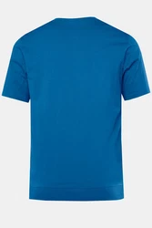 JP1880 T-Shirt Henley Bauchfit Rundhals Blau