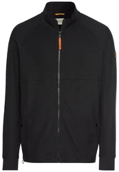 camel active Strickjacke Sweatshirt Schwarz/Dunkelgrau/Orange/Grau