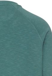 camel active Sweatjacke Sweatshirt Türkis/Grün