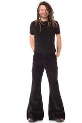 Comycom Schlaghose Herren Cord schwarz