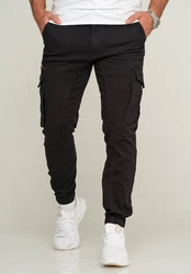 Jack & Jones Cargohose OLLIE JJARIS Khaki/Schwarz