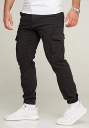 Jack & Jones Cargohose OLLIE JJARIS Khaki/Schwarz