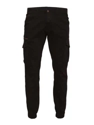Jack & Jones Cargohose OLLIE JJARIS Khaki/Schwarz