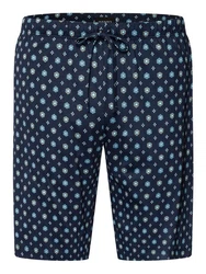 Hanro Schlafshorts Night & Day Dunkelblau/Blau