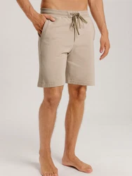 Hanro Pyjamashorts Natural Living schlafmode Khaki/Beige