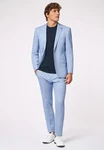 Roy Robson Hosenanzug Slim Fit Hellblau/Blau