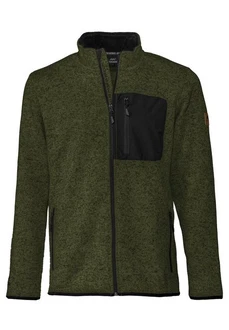 FORSBERG Strickjacke Dunkelgrün/Grün