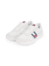 Tommy Jeans Sneaker Ess Technical Running Creme/Weiß