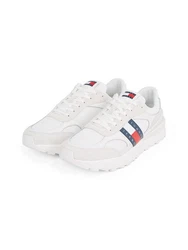 Tommy Jeans Sneaker Ess Technical Running Creme/Weiß