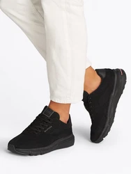 Tommy Hilfiger LIGHTWEIGHT RWB KNIT Keilsneaker Schwarz