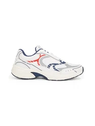 Tommy Jeans Sneaker 'ARCHIVE 25' Weiß/Hellblau/Creme/Dunkelblau/Blau/Rot