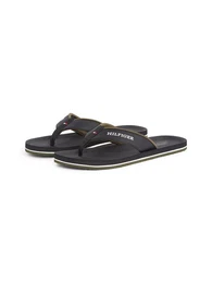 PADDED COMFORT HILFIGER B SANDAL Zehentrenner, Dianette, Sommerschuh, Schlappen, Badeschuh mit Logoschriftzug