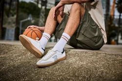 RIEKER Sport San Diego Sneaker Christoph Kramer Kollektion Grau/Creme/Hellgrau/Weiß