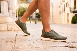 Rieker Slip-On Sneaker Dunkelgrün/Grün