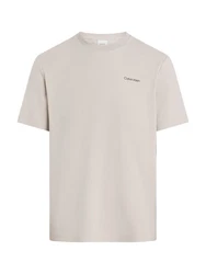 Calvin Klein T-Shirt Micro Logo Khaki/Braun/Beige/Grau