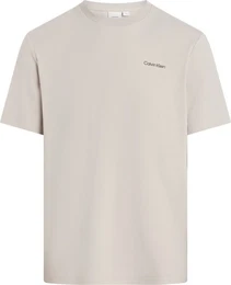 T-Shirt Micro Logo aus dickem Winterjersey, mit Logoprint
