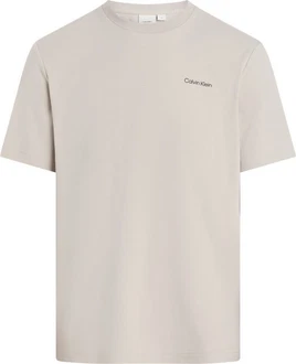Calvin Klein T-Shirt Micro Logo Khaki/Braun/Beige/Grau