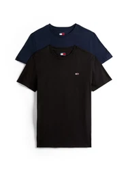 Tommy Jeans T-Shirt Dunkelblau/Schwarz