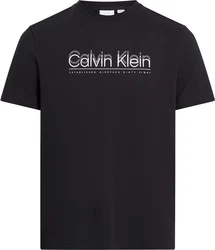 Calvin Klein T-Shirt CP-DOUBLE LOGO T-SHIRT Schwarz/Braun