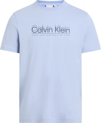 Calvin Klein T-Shirt CP-DOUBLE LOGO T-SHIRT Hellblau/Blau