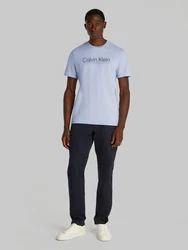 Calvin Klein T-Shirt CP-DOUBLE LOGO T-SHIRT Hellblau/Blau