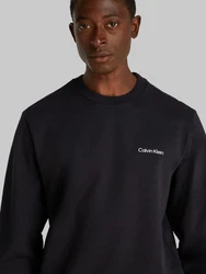 Calvin Klein CP-LINEAR BOX LOGO SWEATSHIRT Schwarz/Dunkelgrau/Dunkelblau/Braun