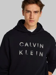 Calvin Klein Hoodie CP-ENLARGED LOGO HOODIE Blau/Dunkelblau