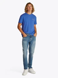Tommy Jeans Kurzarmshirt TJM REG GRAPHIC SLUB TEE EXT Mit Rundhalsausschnitt Blau/Hellblau
