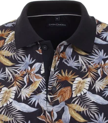 CASAMODA Shirt Blau/Dunkelblau/Gelb/Mischfarben