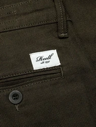 REELL Chinohose Superior Flex Chino Khaki/Dunkelgrau/Dunkelgrün