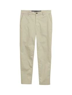 TOM TAILOR Denim Chinohose Regular Fit Khaki/Beige