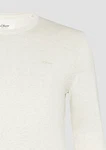 s.Oliver Strickpullover Dunkelrot/Khaki/Braun