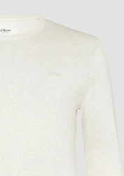s.Oliver Strickpullover Dunkelrot/Khaki/Braun