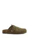 Next Hausschuhe Pantolette Dunkelgrün/Khaki