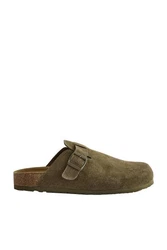 Next Hausschuhe Pantolette Dunkelgrün/Khaki