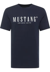 MUSTANG Kurzarmshirt Style Austin Dunkelblau